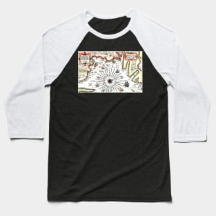 16th Century Map of Swedish Coastline Baseball T-Shirt